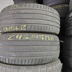 245/45R20 PIRELLI CINTURATO P7 PAIR OF TIRES 
