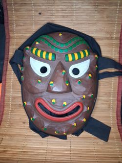 a traditional Korean Jung (Monk) mask