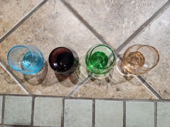 Vinrage Roly Poly shot glasses
