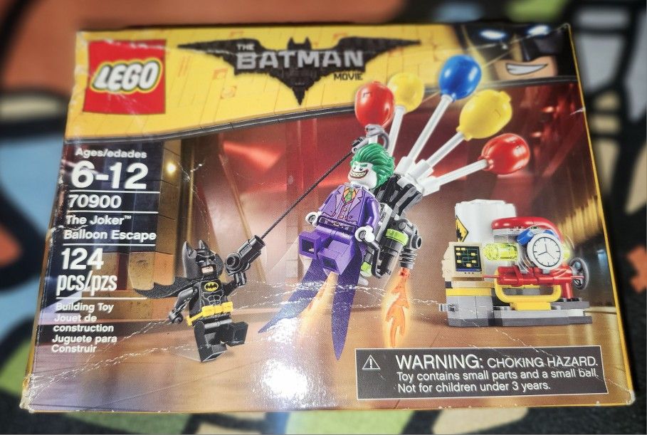 Lego The Batman Movie 70900 The Joker Balloon Escape Set Complete 124 Pcs 