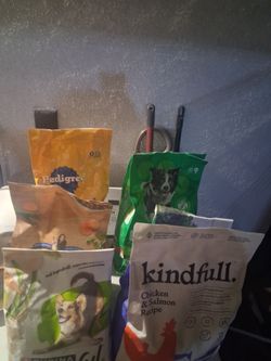 6 bags of dog food