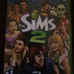 Microsoft Xbox The Sims 2 For Teens, Cib, Game DVD Mint, Manual Included