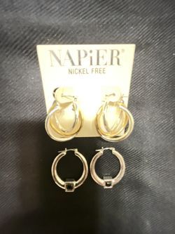 “Napier” Earrings Signed