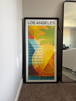 Los Angeles Framed Travel Poster Print