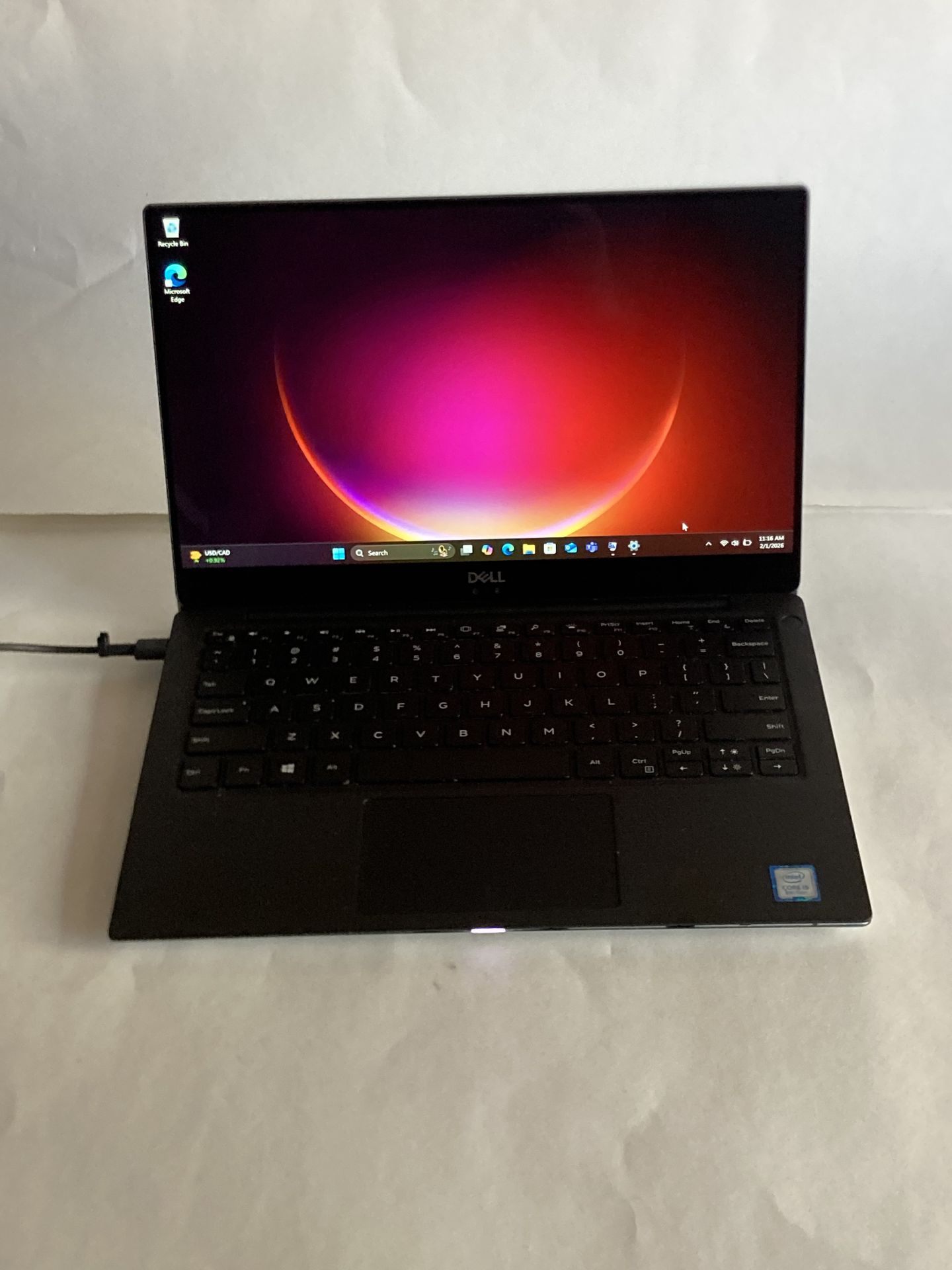 Dell XPS 13 inch touchscreen laptop