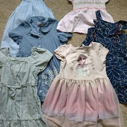 Girls Dresses And Tunic Tops, Size 4