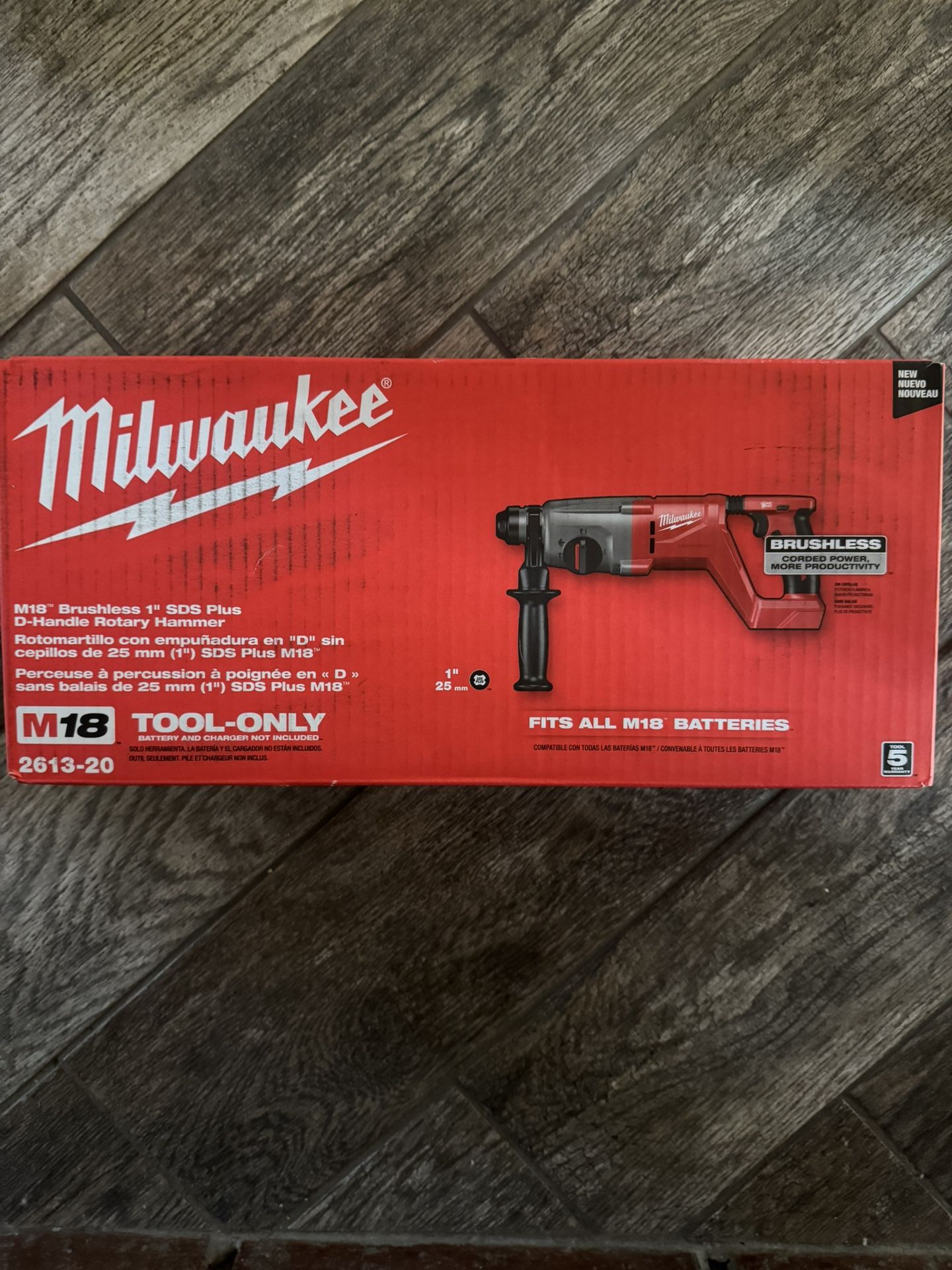 Milwaukee Sds 1in Rotary Hammer