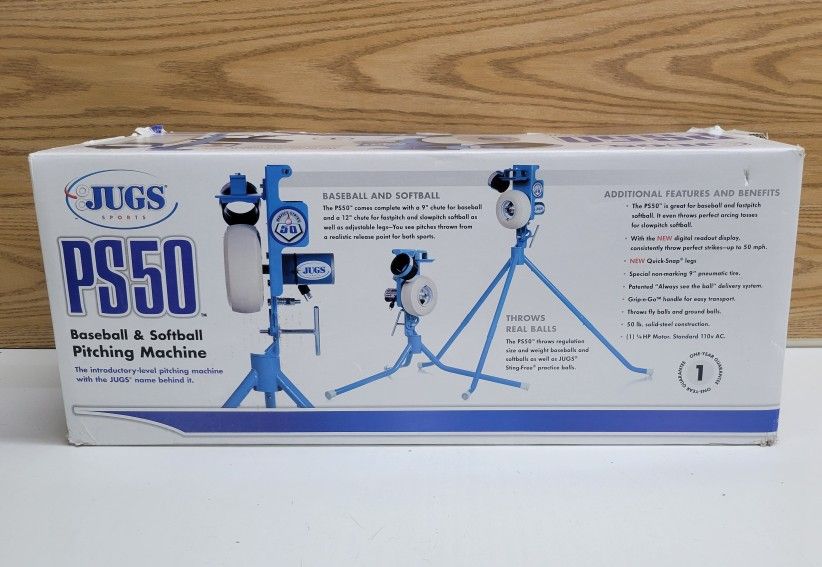 Jugs PS50 M1150 Baseball & Softball Pitching Machine Complete SET