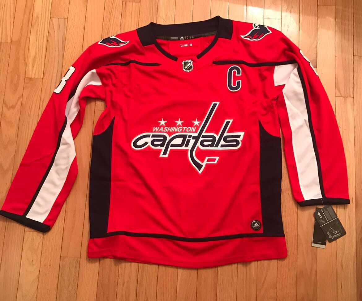 NEW Capitals Washington jerseys Ovechkin #8 size 50 Medium
