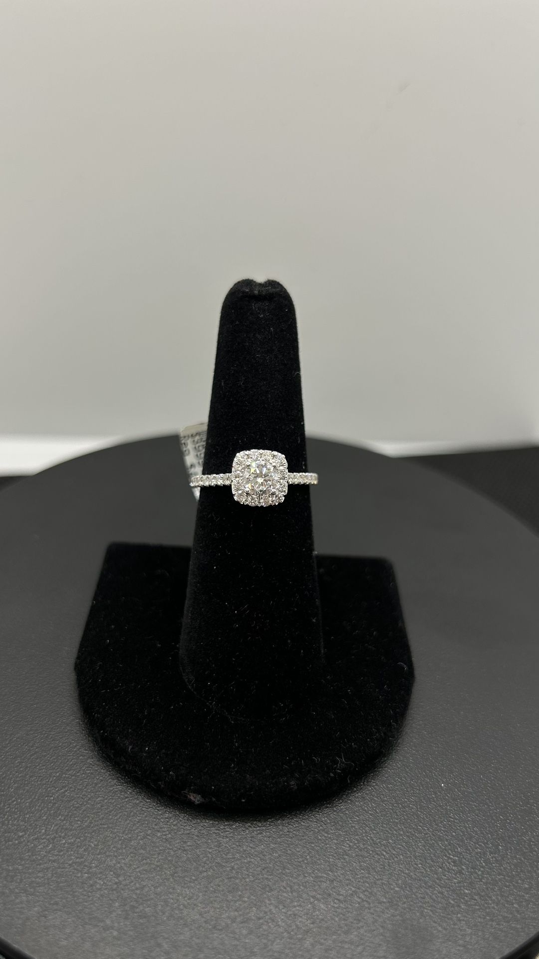 14KW 1.01CTW Cushion Engagement Ring