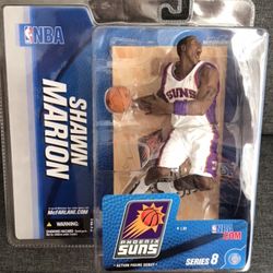 McFarlane Toys NBA Sports Picks Series 8 Action Figure Shawn Marion (Phoenix Suns) White Jersey