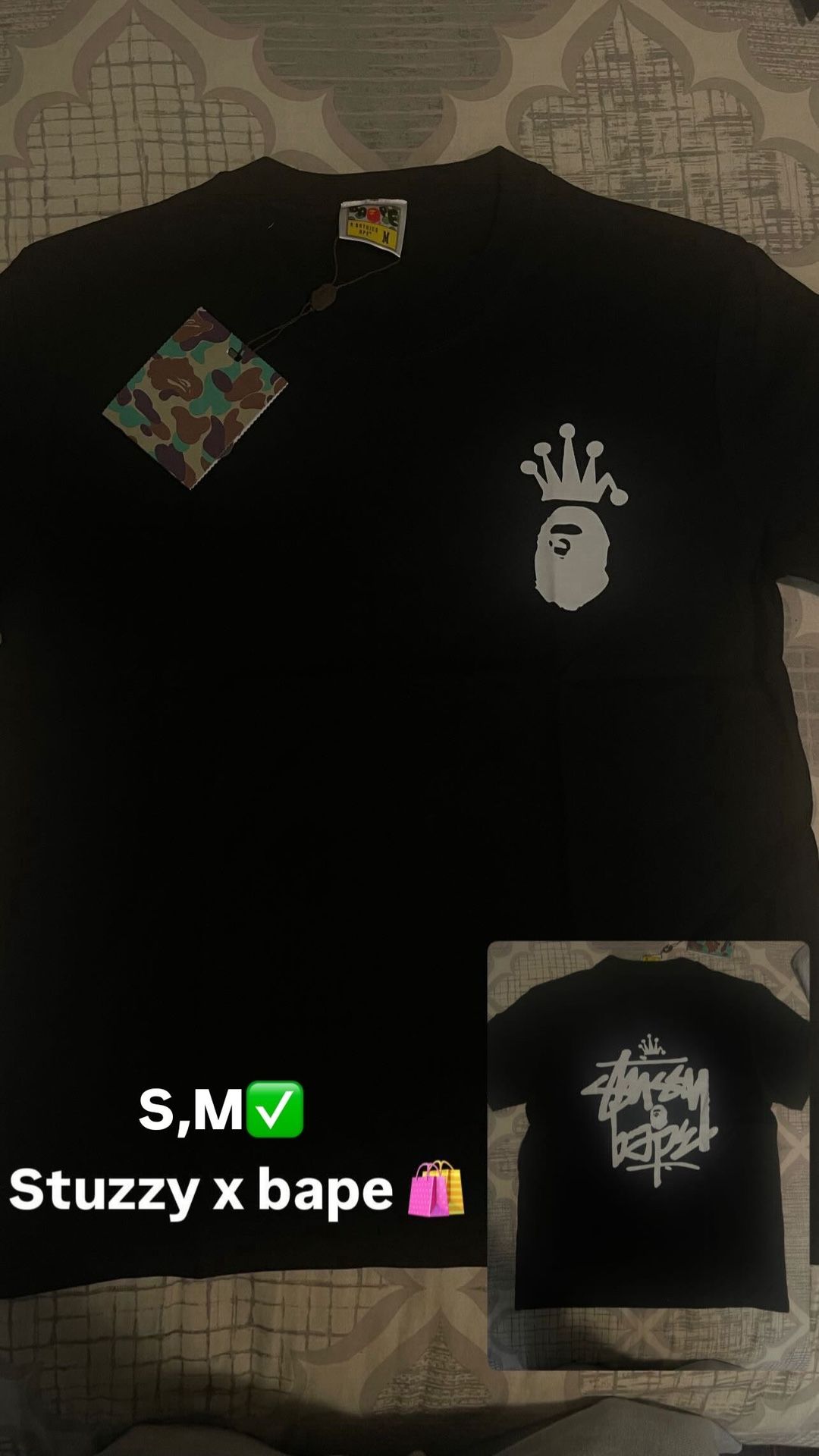 Stuzzy X Bape Shirt