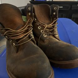 Pair Of Timberland Waterproof Boots