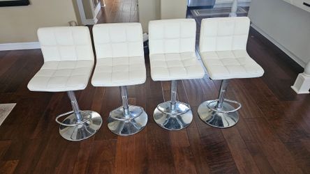 Swivel  bar stool chair set of 4
