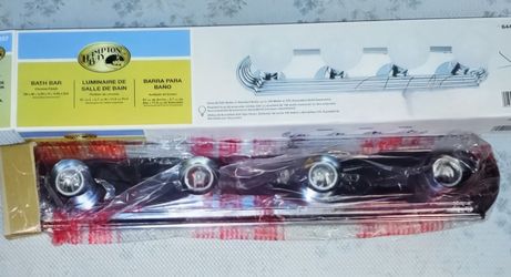 Hampton Bay 4-Light Chrome Bath Bar