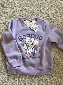 Kids Graphic Sweatshirt Lavender