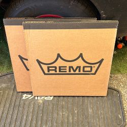 22” Remo Bass Drum Heads New