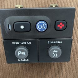 2000-2002 Cadillac Escalade / Yukon Tahoe   ONSTAR REAR PARK AID STABILITRAK SWITCH Parts