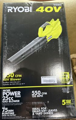 RYOBI 40v 120 MPH 550CFM