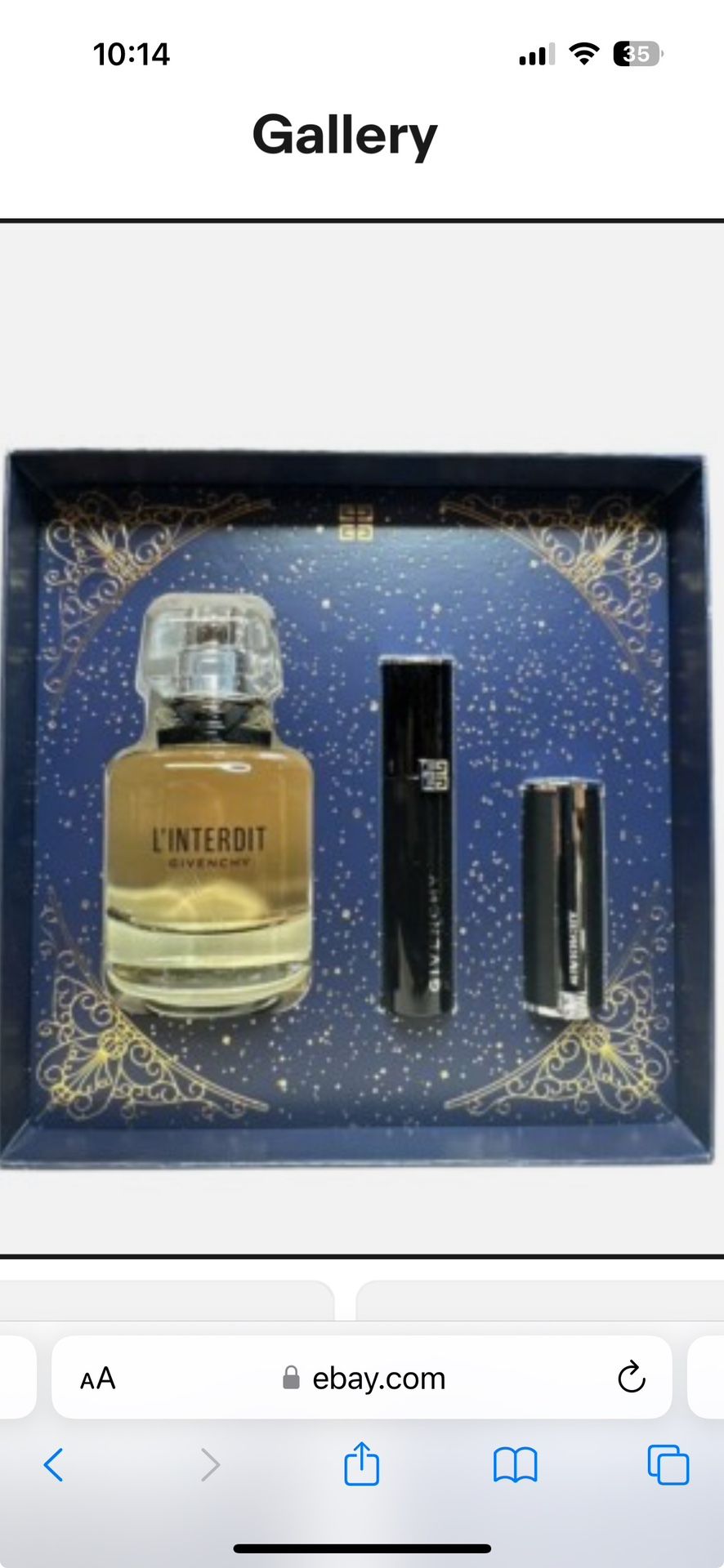 Givenchy L’interdet Eau De Perfume 3-Pcs Gift Set Limited Edition
