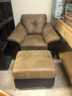 Chair & ottoman