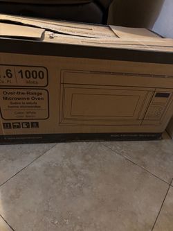 Over-the-Range Microwave Oven 1000W White