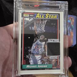 Michael Jordan Topps all star card