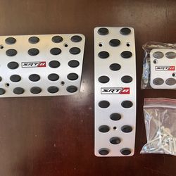 Chrysler 300, Magnum, Charger, Aluminum Pedals With STR8 Red Logo