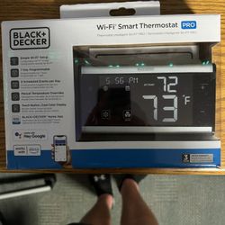 Black And Decker Smart Thermostat “Pro Edition”