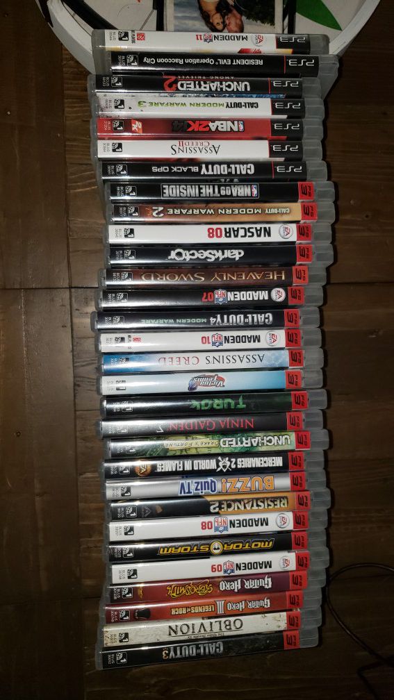 30+ PS3 games and console