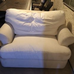 Pottery Barn Down Filled Love Seat