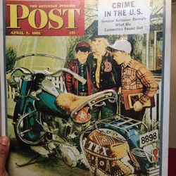 Collectors Edition (metal) Saturday Evening Post Sign 3D..... ***PRICE DROP***