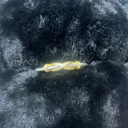 Golden Silver Moissanite  Bracelet 