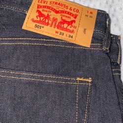 501 33x34 Brand New Dark Grey