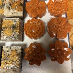 Turmeric And Coffee Handmade Soaps 