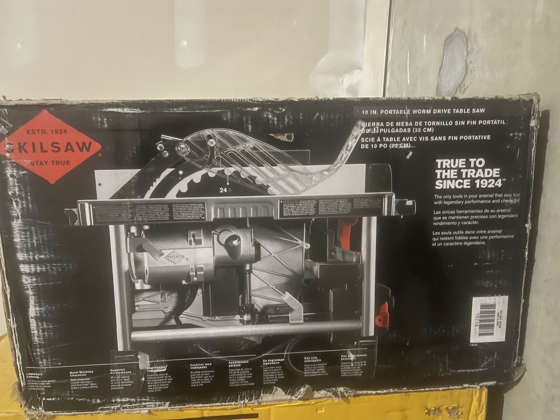 Skilsaw Worm Drive Table Saw 