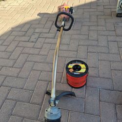 Gas Trimmer And Trimmer Line