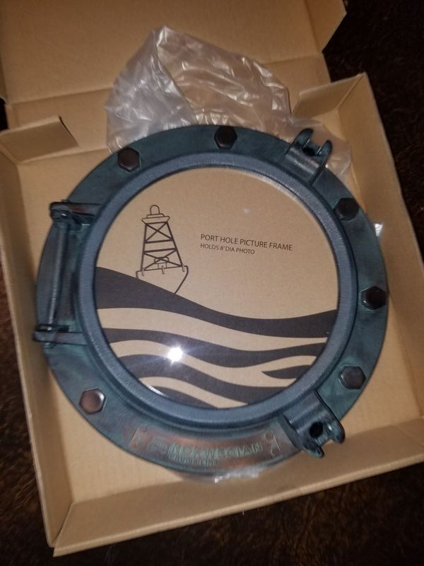 12 Inch Porthole Picture Frame From Norwegian Cruise Line For