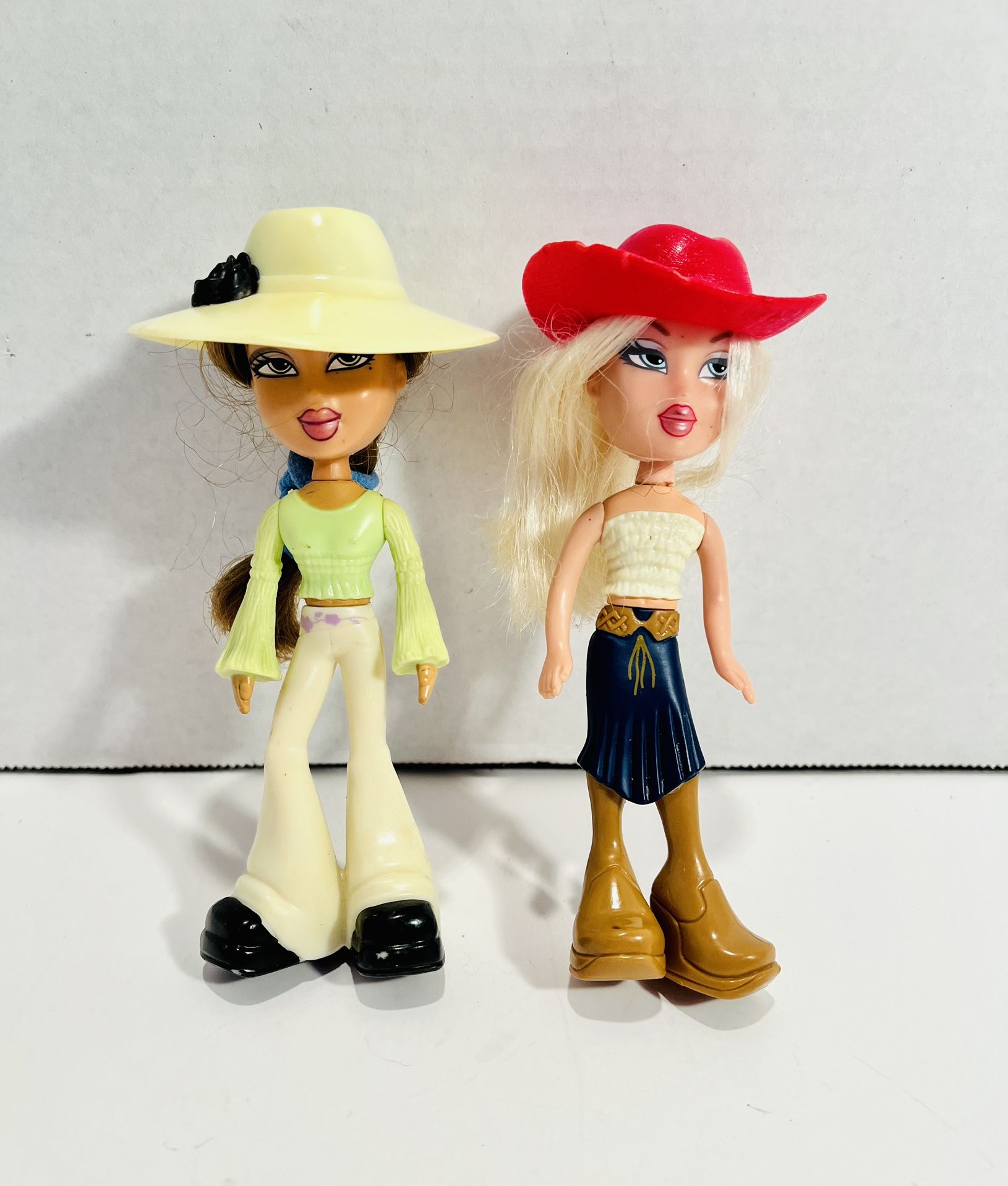 Bratz Vtg 2003 Jasmin & Cloe 5" Doll Figures McD Toy