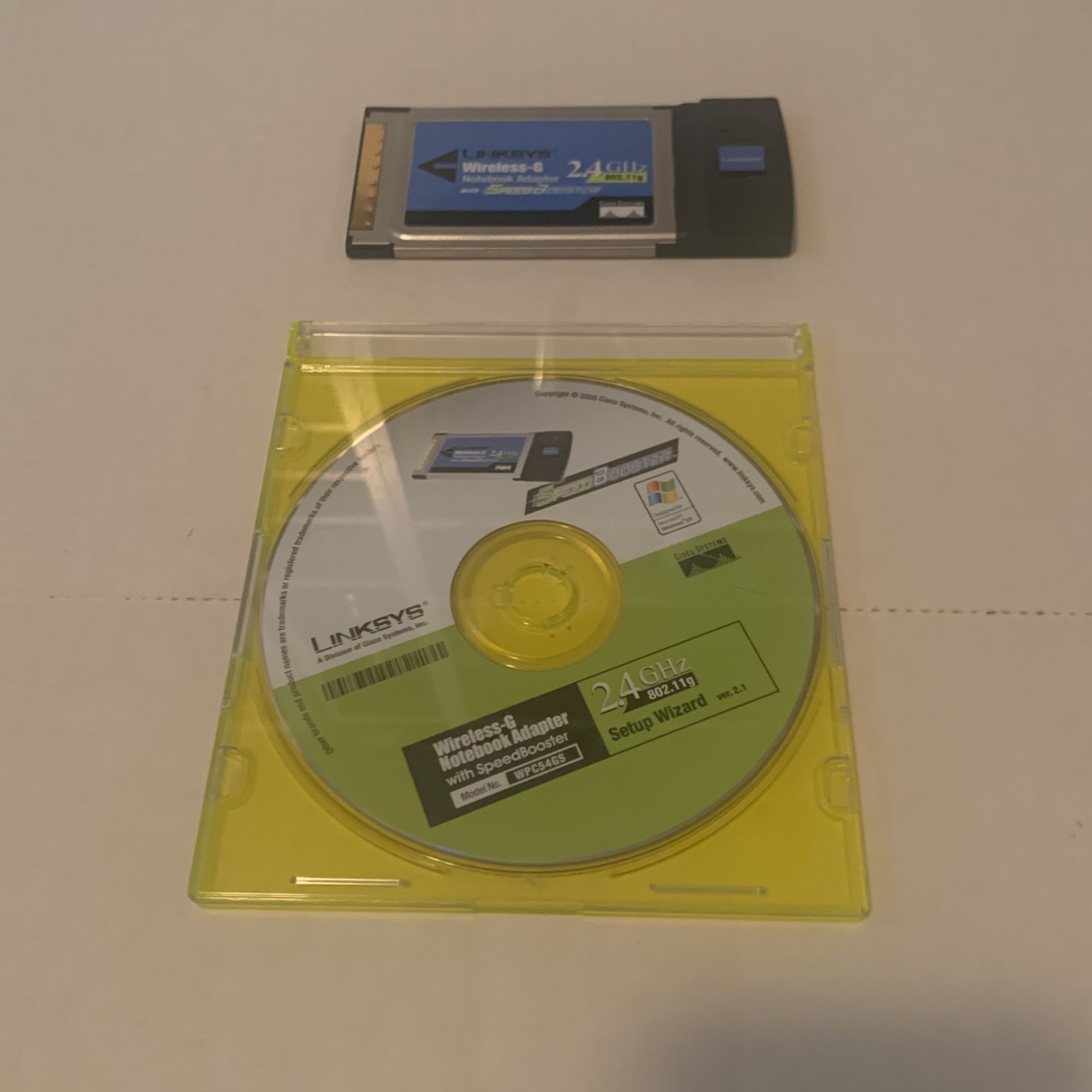 Wireless G Notebook Adapter