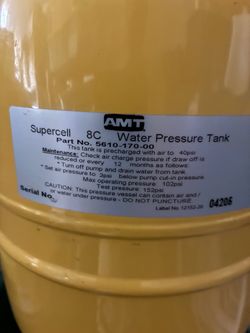 AMT Supercell 8C Water Pressure Tank