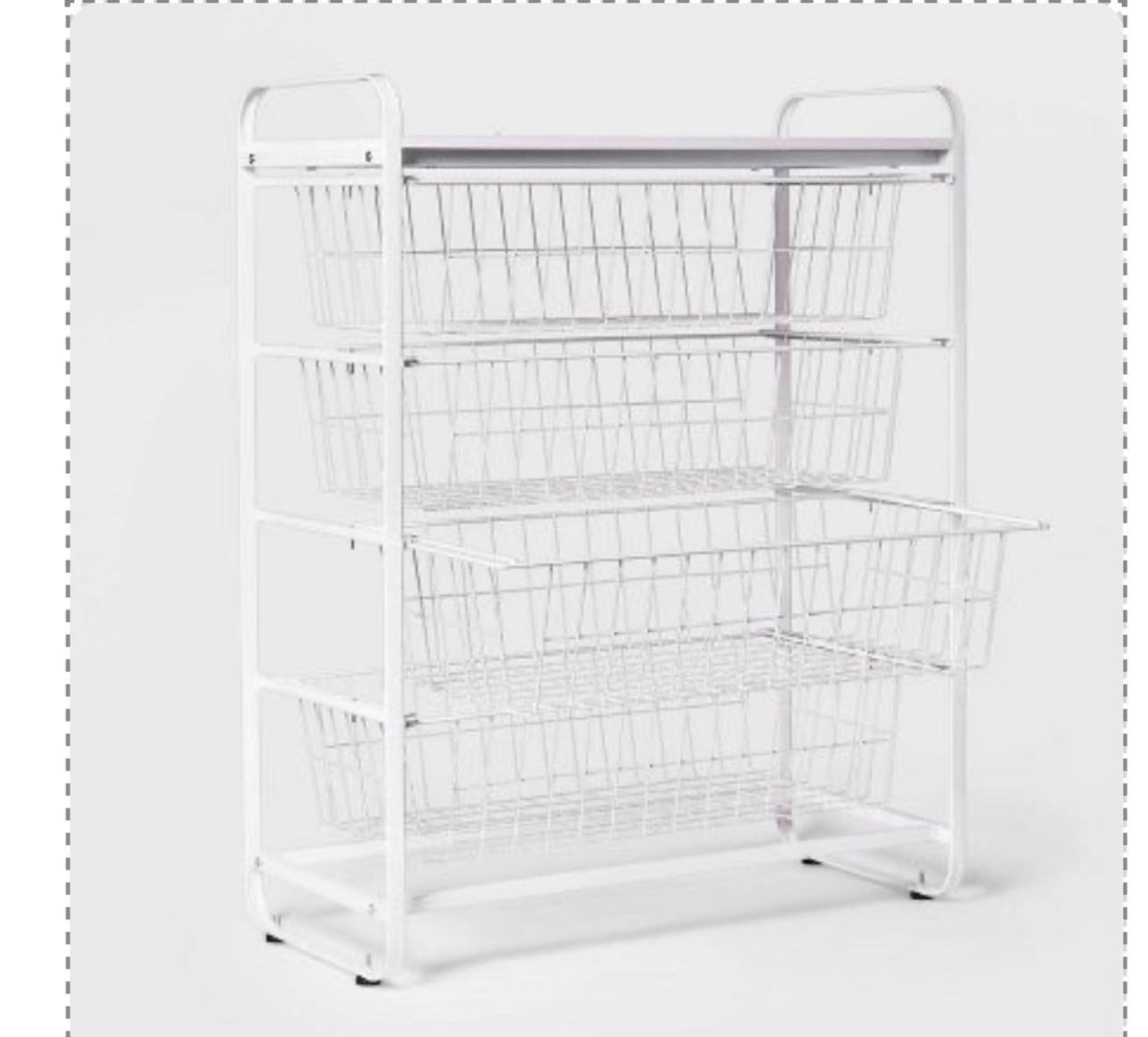 4 Drawer Metal Storage Organizer Brightroom