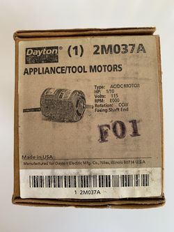 Universal AC/DC Motor (See Below)