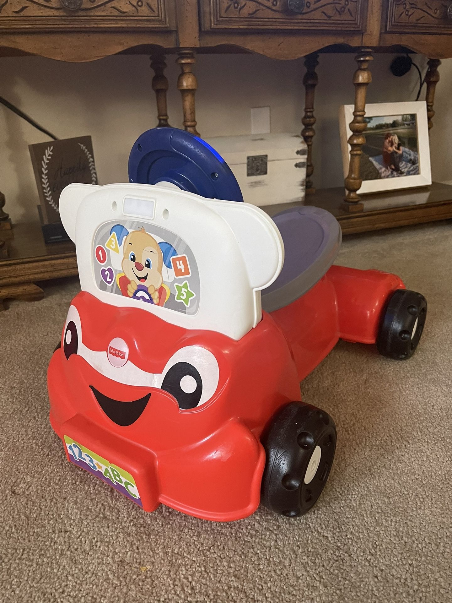 Fisher Price Smart Car Push Walker Ride