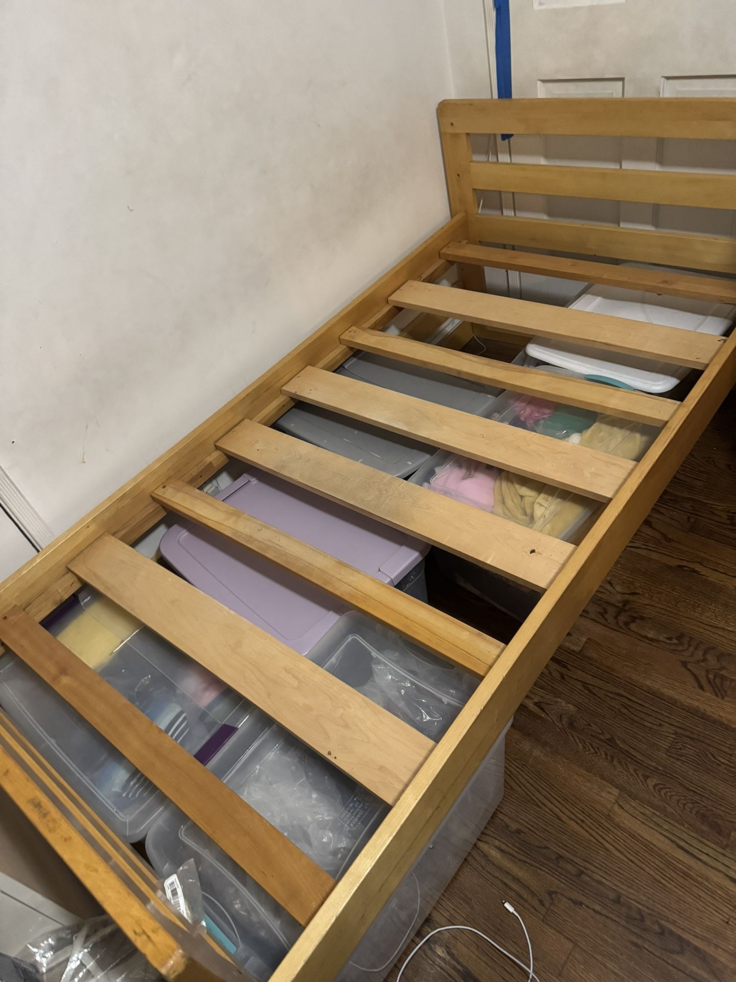 Wood Twin Size Bed