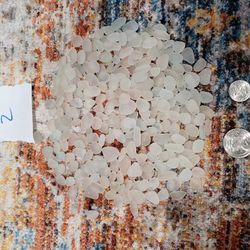 8 Oz Of Perfectly Rounded Flawless Beach Glass