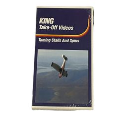 KING TAKE-OFF VIDEOS TAMING STALLS AND SPINS INSTRUCTIONAL VIDEO VHS New In Box