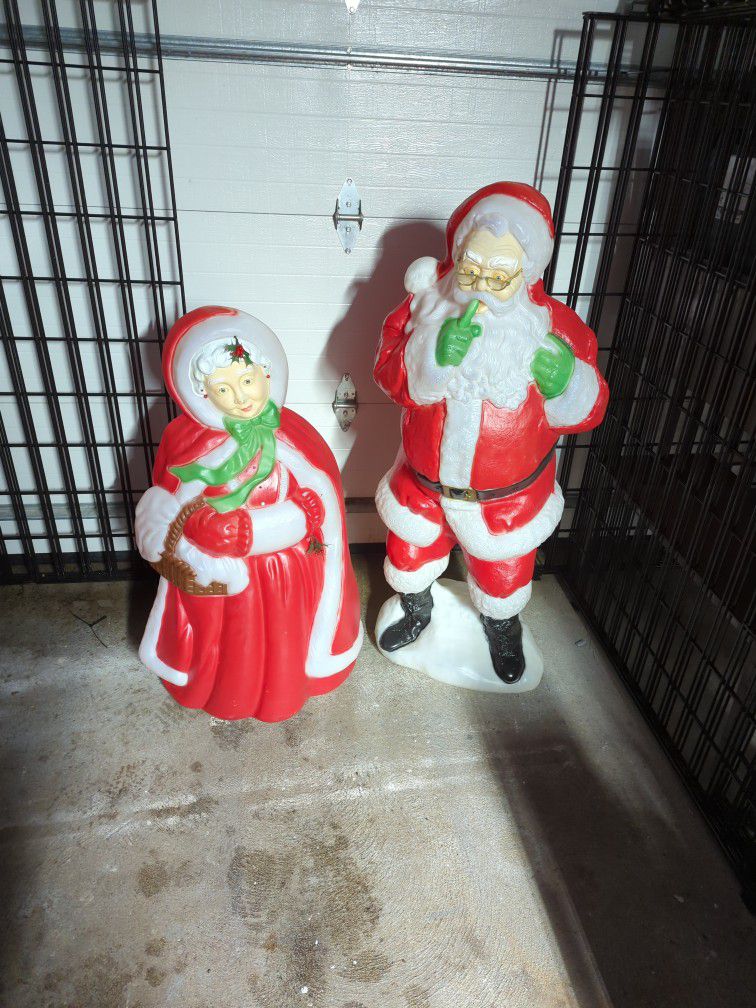 Christmas Decoration Mr & Mrs Clause