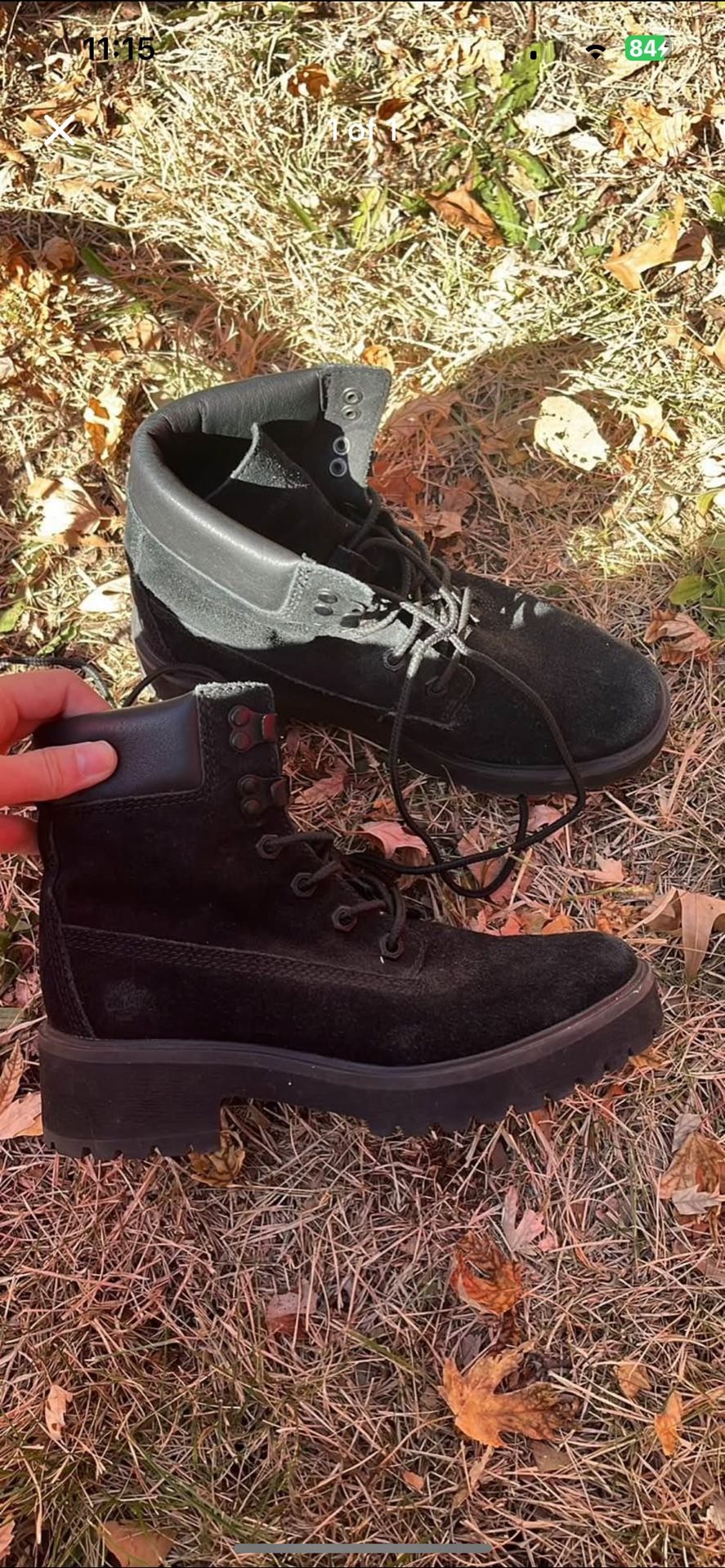 Black Timberland Boots