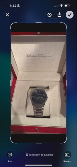Salvatore ferragamo watch for men new never worn